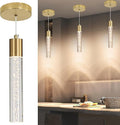 Modern Kitchen Island Hanging Light, Bubble Acrylic, 3 Color Temperatures by Daoseolo