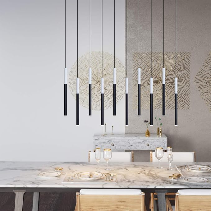 ALTAIR 10 Mini Pendant Lighting White-Black - Image 7