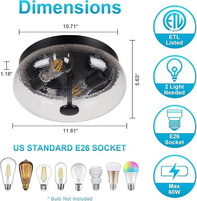 Motion Sensor Outdoor Ceiling Light, Energy Efficient - Image 2