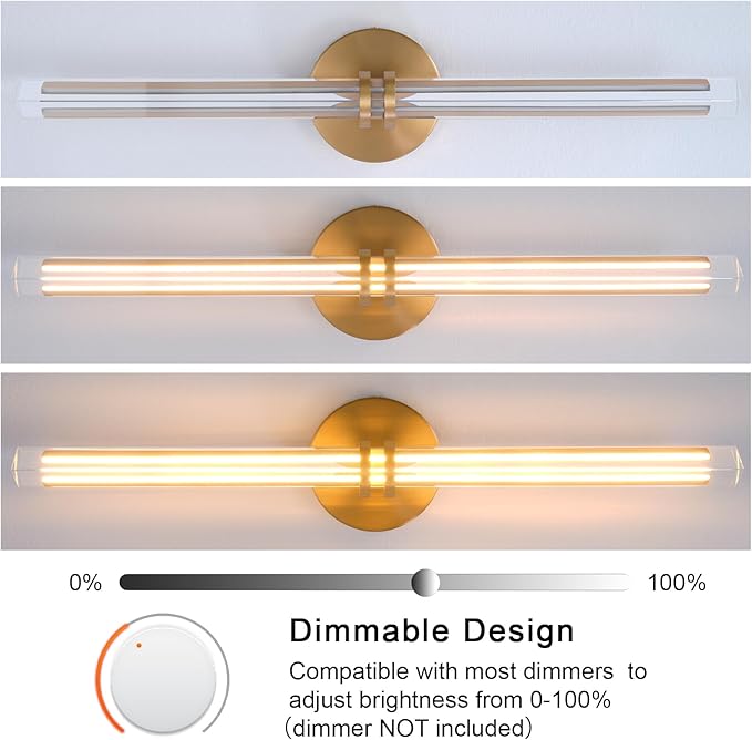 YUYI Crystal Picture Light for Wall, Modern K9 Crystal Dimmable Painting Lights - Image 4