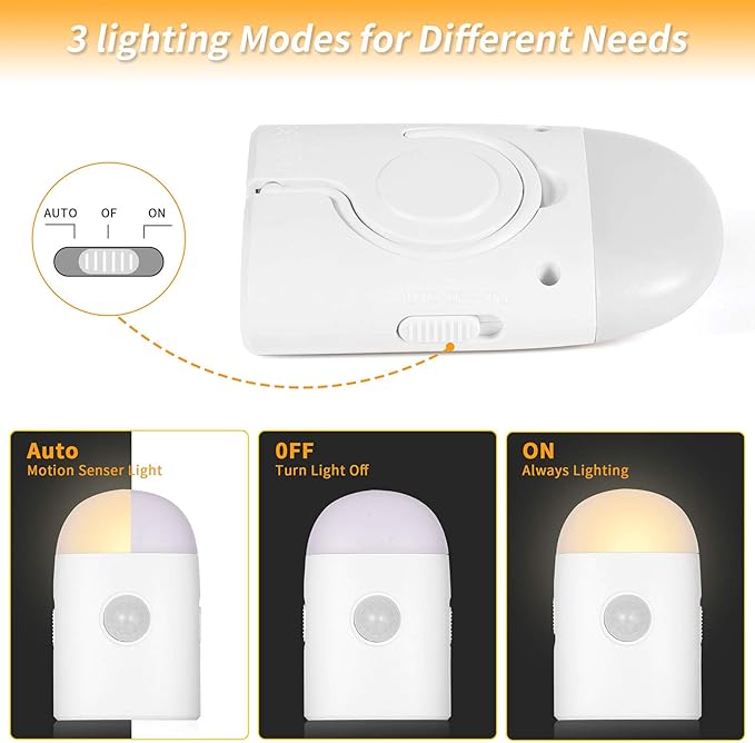 Motion Sensor LED Night Lights Warm White - Image 4