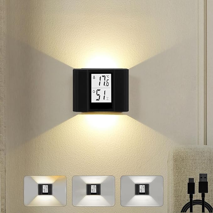 Motion-Activated LED Wall Sconce Outdoor Indoor Wall Lights by Kingshowstar
