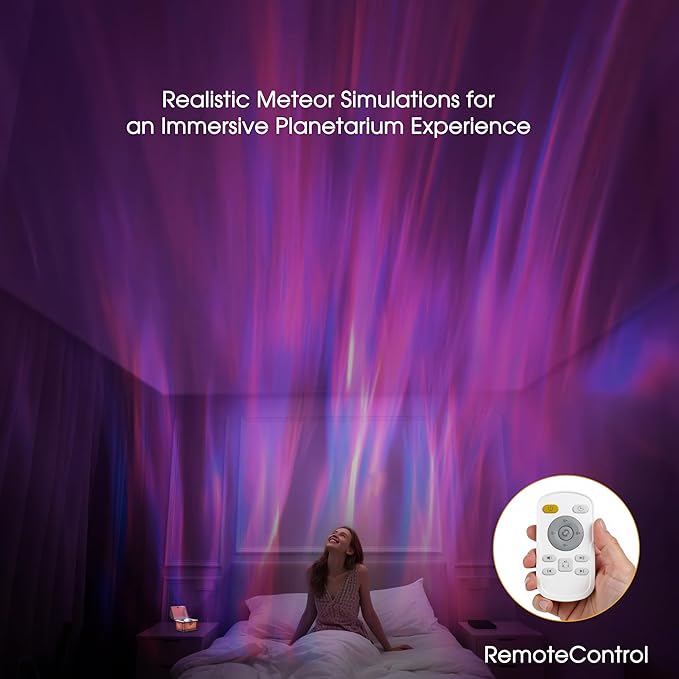 L LOHAS LED Galaxy Projector Night Light, Galaxy & Northern Lights Effect - Image 7