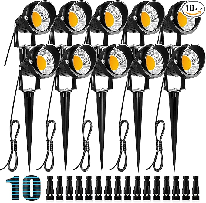 ZUCKEO 10W Low Voltage Landscape Lights LED Landscape Lighting by ZUCKEO