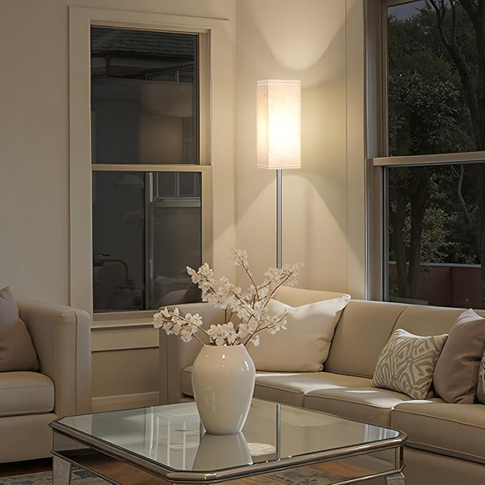 64.6'' Floor Lamp, Pole with Foot Switch, Modern Standing Lamp Lamp, Minimalist - Image 2