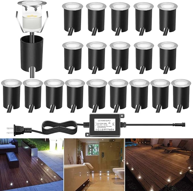 LED Recessed Deck Light Kits by QACALEDOutdoorRecessedDeckLightingKits