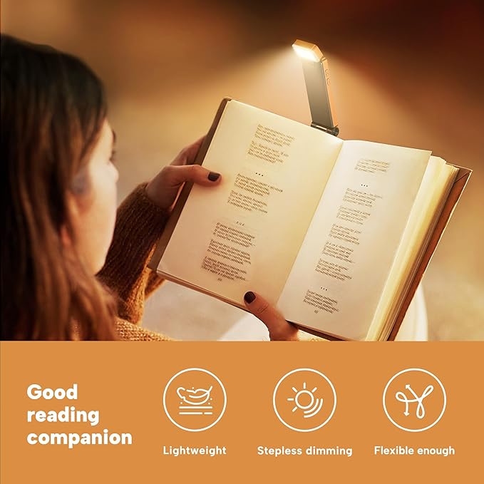 86lux Book Light, Rechargeable Reading Lights - Image 3