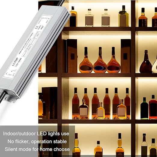 LED Driver 100 Watts Waterproof IP67 Power Supply AC100-264V to 12V DC 8.3A Low - Image 4