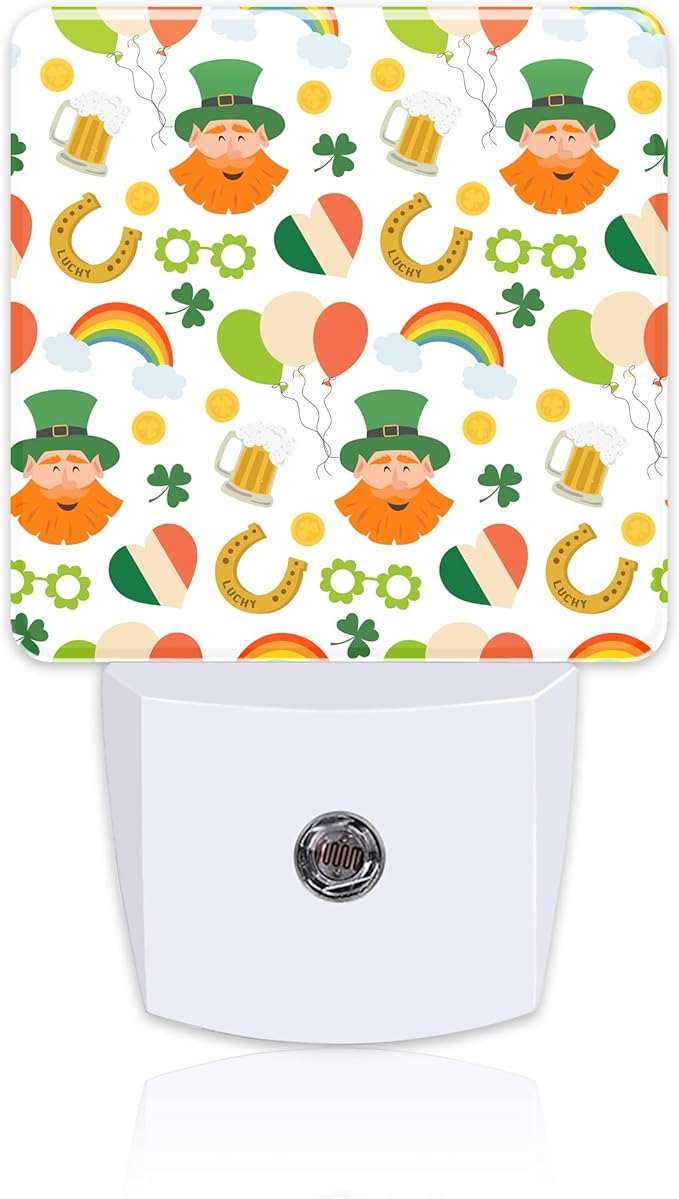 St. Patrick's Day Cute Pattern Night Light by sndheke
