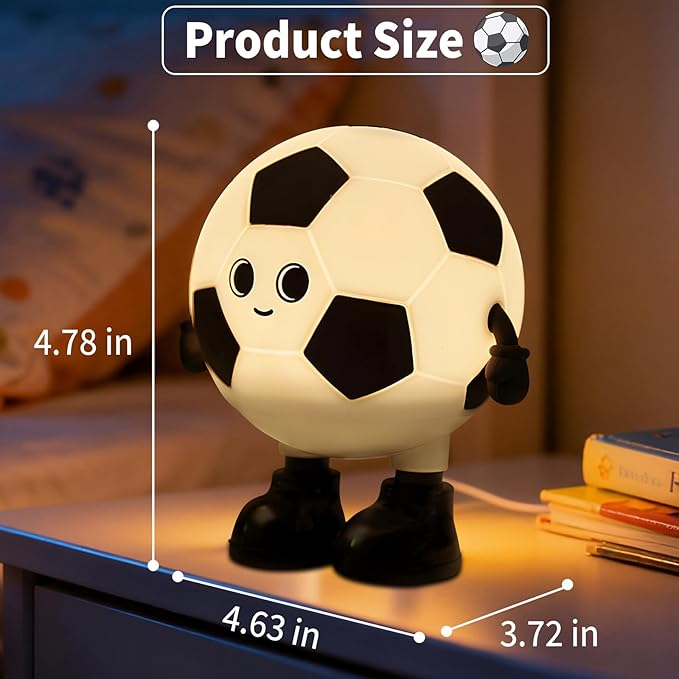 Cute Soccer Ball Night Light - Image 3
