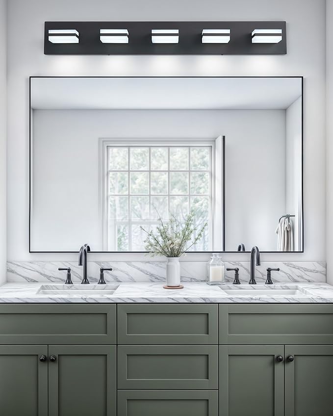 VONLUCE Bathroom Vanity Light Fixture, 5-Light Modern LED Vanity Light - Image 8