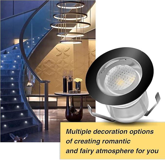 Low Voltage LED Deck Light Kit Stainless Steel Waterproof Recessed Wood Decking - Image 6