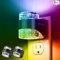 L LOHAS LED Night Light, RGB Bubble Night Lights Plug into Wall, 2 Pack by LLOHASLED