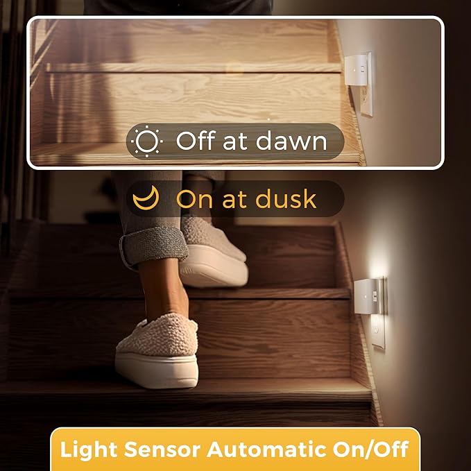 L LOHAS LED Night Light, 2 Pack Dimmable Modern LED Night Lights Plug into Wall - Image 7
