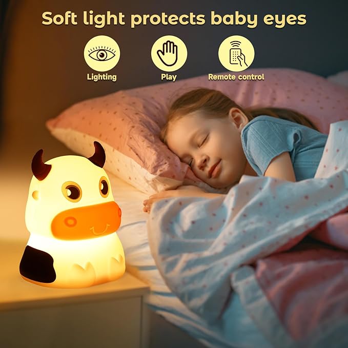 AVEKI Night Light for Kids, Portable Tap Control Rechargeable Nightlight Lamp - Image 5