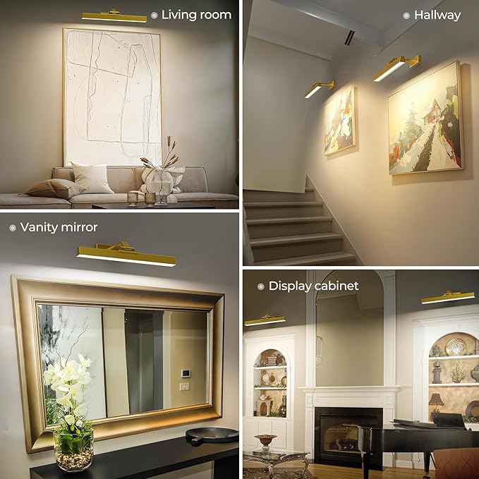Picture Lights Wall Light 16in CCT Gallery Light | Battery Operated, Remote - Image 9