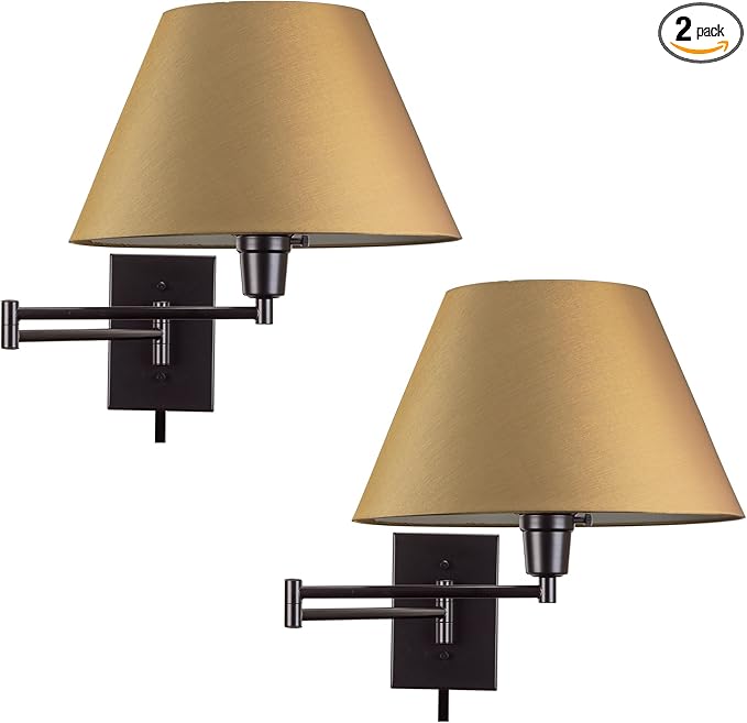 Kira Home Cambridge 15" Swing Arm Wall Lamp by KiraHome