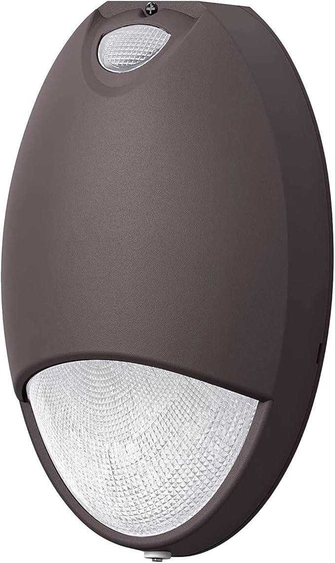 LED Emergency Light with Battery Backup Photocell Sensor, Self Test Diagnostics by LEDFlyingDirect