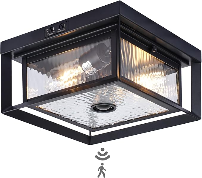 Motion Sensor Outdoor Ceiling Light by CALOKES
