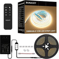 COB LED Strip Lights 2880LEDs, Bright COB LED Lights 20ft LED 3000K Warm White by BUNACET