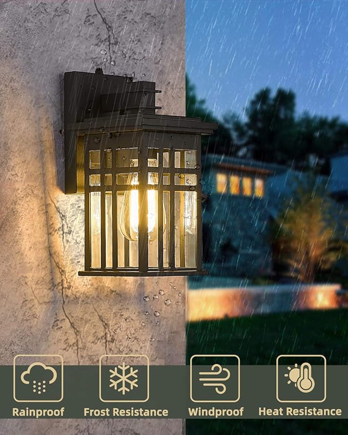 Dusk to Dawn Sensor Outdoor Wall Sconces - Image 4