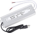 LED Driver 200 Watts Waterproof IP67 Power Supply Transformer Adapter 90V-130V by NIYIPXL