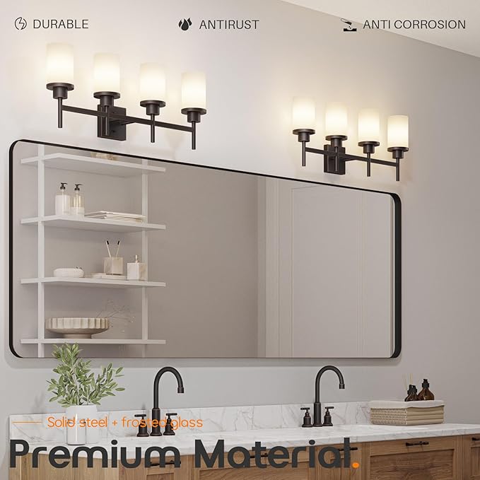 Bathroom Light Fixtures 4-Light Bathrom Vanity Lightings - Image 6