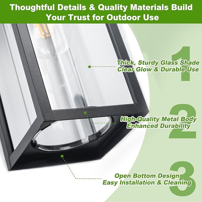 20inch Large Outdoor Wall Lights - Image 3