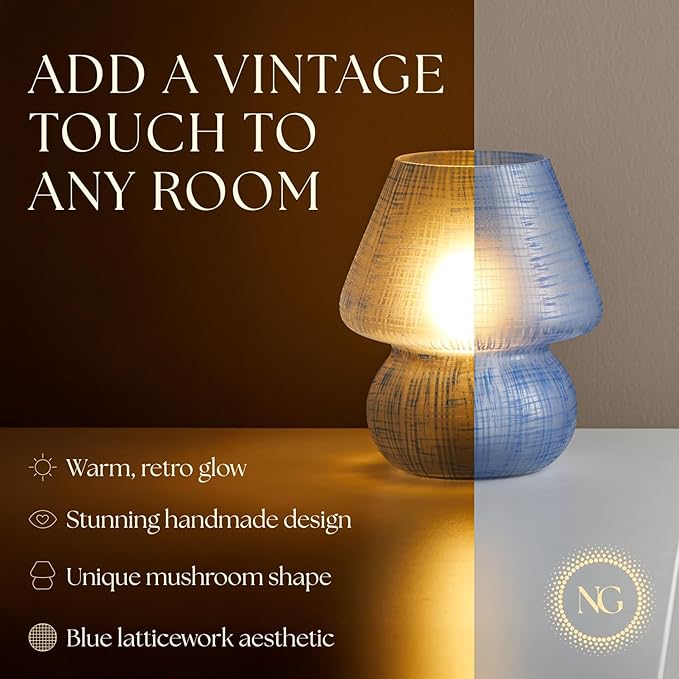 Next Glow Mushroom Lamp – Table Lamp, Modern Dimmable LED Night Light - Image 2