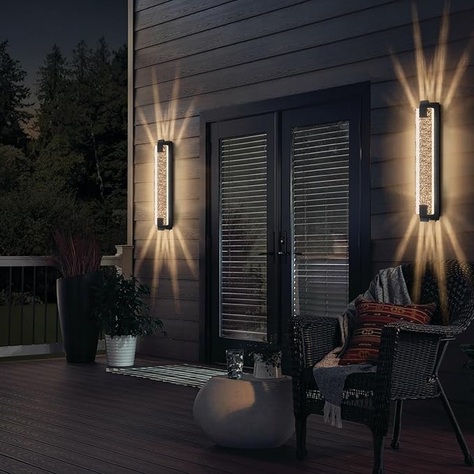 camuucci Dusk to Dawn Outdoor Light, 31.1 Inches LED Porch Lights Outdoor - Image 7