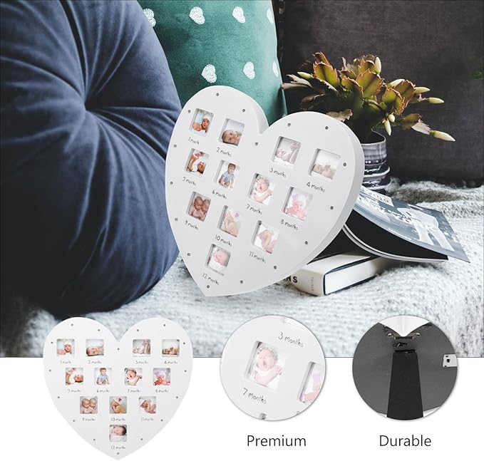 BESPORTBLE Heart-shaped Growth Picture Frame - Image 7
