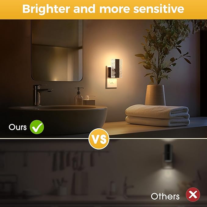 L LOHAS LED Night Lights Plug Into Wall, 2 Pack Night Light - Image 5