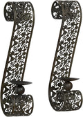 Touch of Class Classic Elegant Scrolling Diandre Metal Wall Sconce Pair by TouchofClass