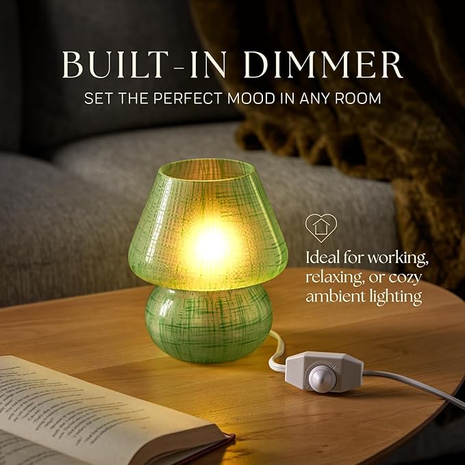 Next Glow Mushroom Lamp – Table Lamp, Modern Dimmable LED Night Light - Image 3