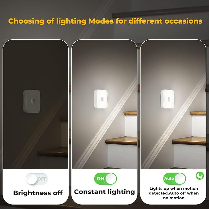 Rechargeable Motion Sensor Light Indoor Stair Lights Rechargeable Battery Night - Image 4