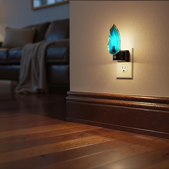 Briignite Agate Night Lights Plug into Wall, Dimmable Night Lights - Image 6