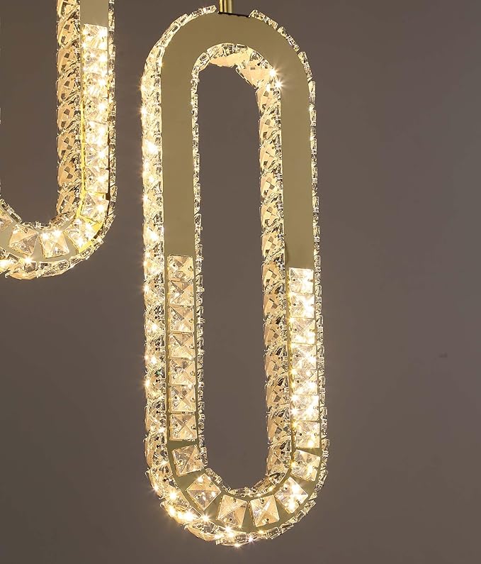 5-Lights Modern Crystal Chandelier - Image 2