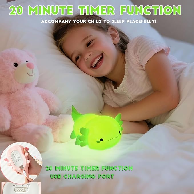 DREAMING MY DREAM Axolotl Night Light - Image 2