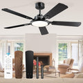 TCL Ceiling Fans with Lights, 52 Inch Ceiling Fan with Light and Remote Control by TCL