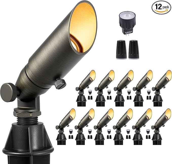 Gardenreet Cast Brass Spot Light 12V by Gardenreet