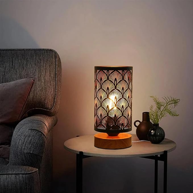Small Industrial Table Lamps Dimmable, Bedside Lamps - Image 6