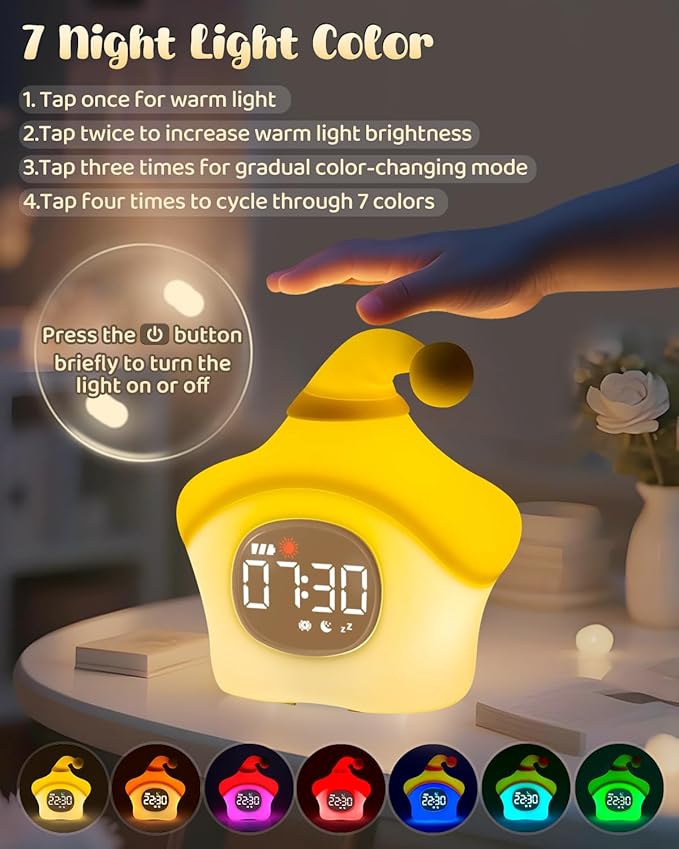 Star Alarm Clock with Night Light - Image 5