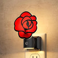 Briignite Flower Night Light 1 Pack, Rose Night Lights Plug into Wall Dimmable by WelcometoBriigniteenjoyyourshopping