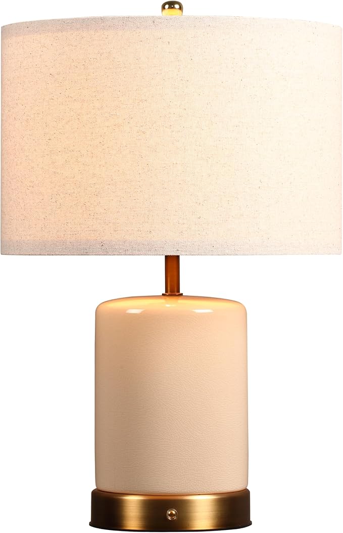 O’Bright Dune - Battery Powered Table Lamp, Rechargeable Cordless Ceramic Lamp by OBright