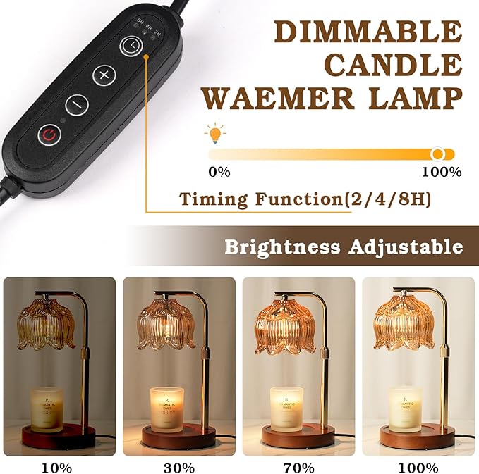 Candle Warmer Lamp for Yankee Candles, Height Adjustable Candle Heater Lamps - Image 4