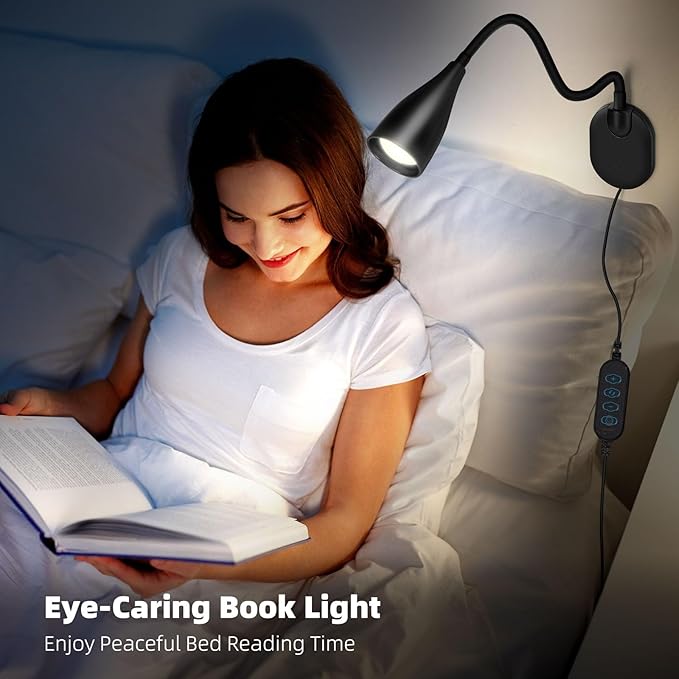 Wall-Mounted LED Bedside Reading Light - Image 6