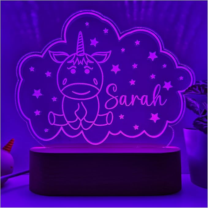 Personalized Night Light | Custom Nightlight by Handmade