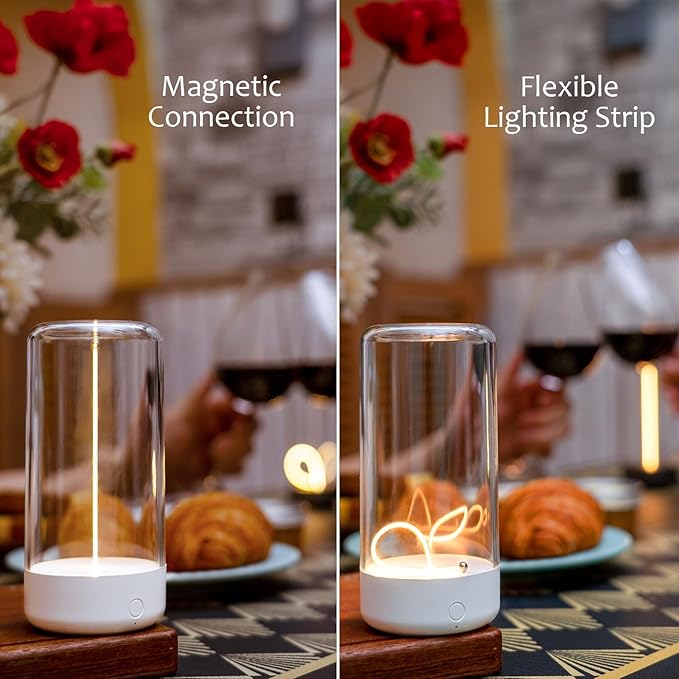 AUGE LIGHT Mini Minimalist Table Lamp Cordless Lamp Rechargeable Table Lamp - Image 4