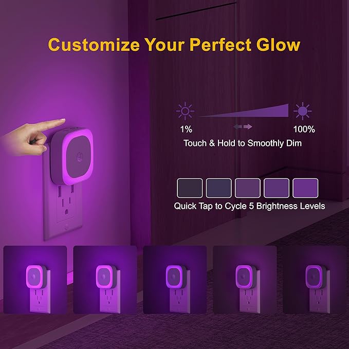 2 Pack Plug in Night Light - Image 4