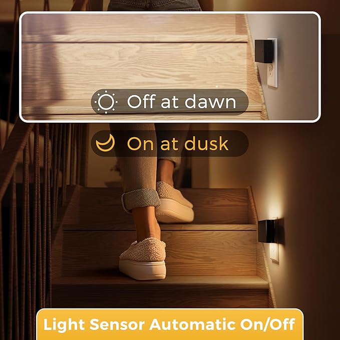 L LOHAS LED Night Light, Dimmable Modern LED Night Lights Plug into Wall - Image 4